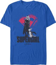 Supergirl Men's Supergirl Kara And Krypto Graphic T-Shirt