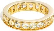 BY PARIAH Prasiolite Eternity Ring