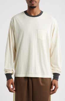Trophy Long Sleeve Organic Cotton Ringer T-Shirt