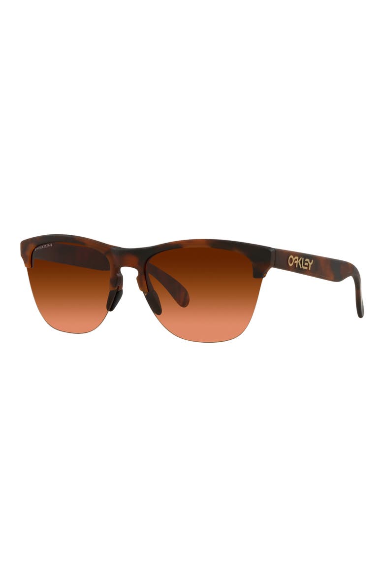 Frogskins Lite 63mm Gradient Oversized Round Sunglasses, Alternate, color, BROWN TORT