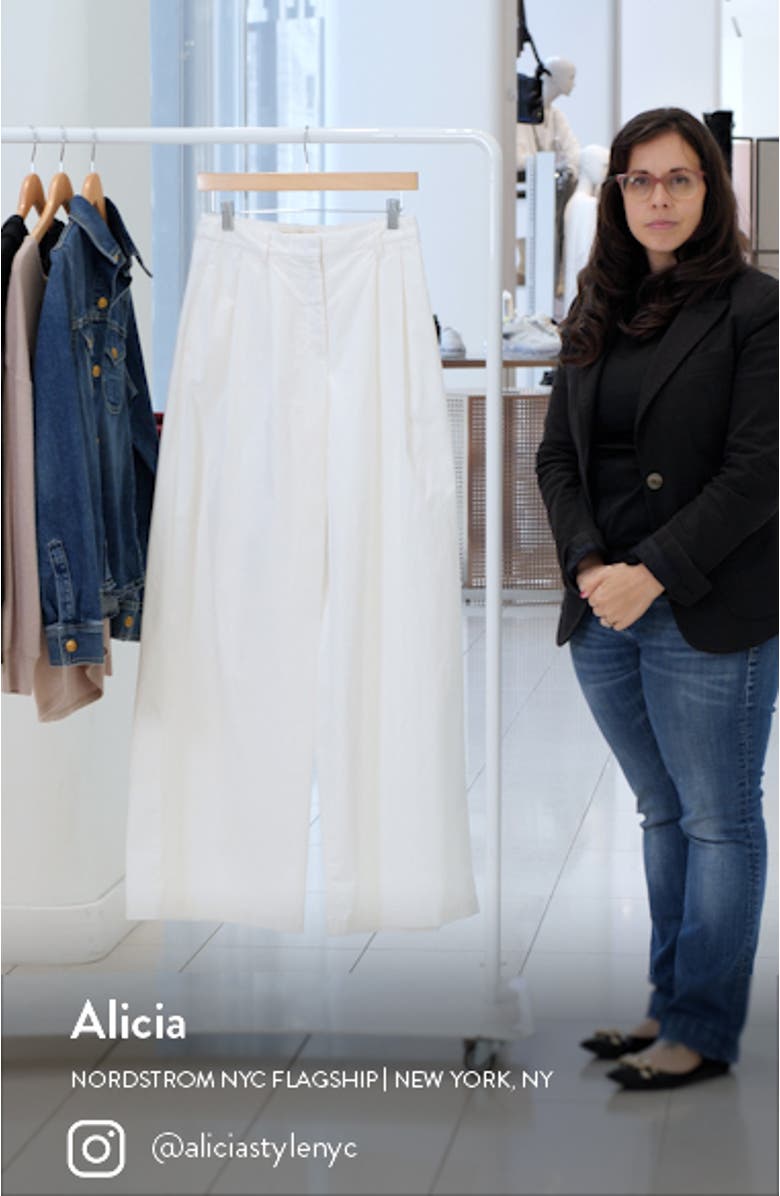 Dillon Wide Leg Cotton Pants, sales video thumbnail