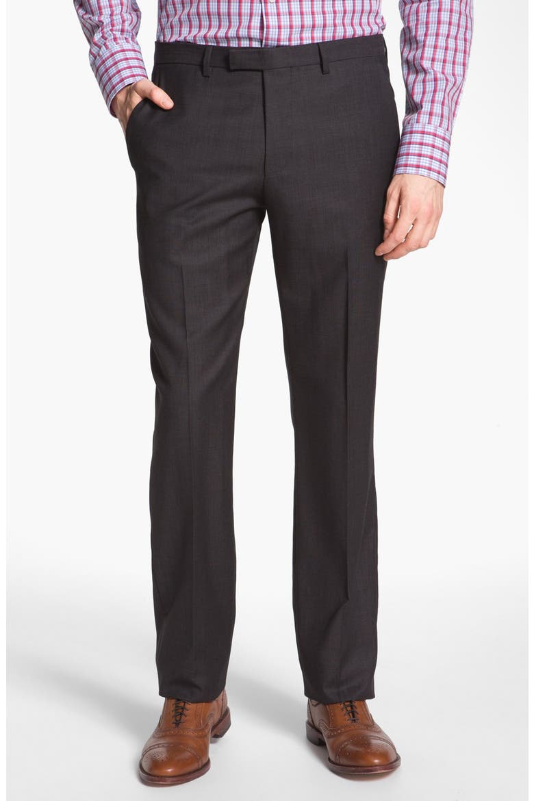 'Jam/Sharp' Trim Fit Dark Grey Suit, Alternate, color, DARK GREY