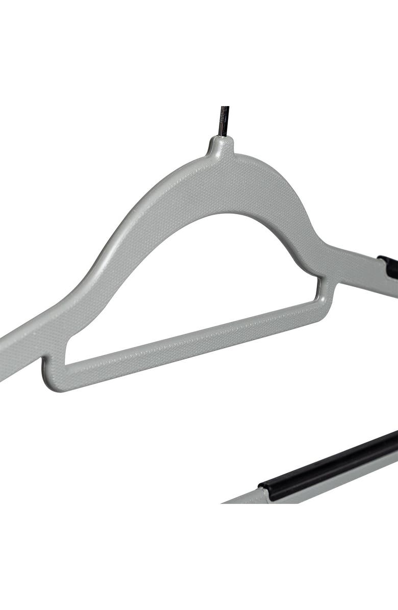 HONEY-CAN-DO Rubber Grip No-Slip Plastic Hangers - Pack of 50, Alternate, color, 