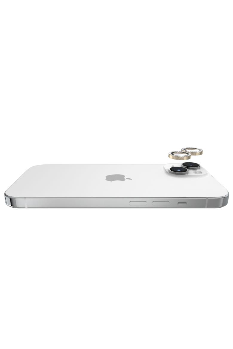 Aluminum Ring Lens Protector for Apple iPhone 15 / 15 Plus, Alternate, color, Gold