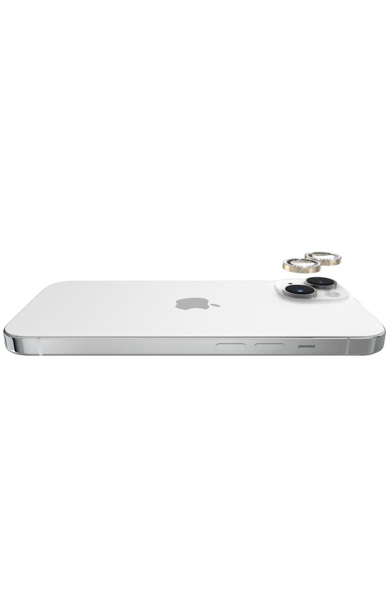 Kate Spade Aluminum Ring Lens Protector for Apple iPhone 15 / 15 Plus, Alternate, color, Gold