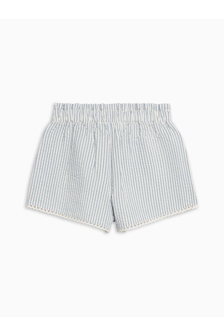Organic Patty Scalloped Trim Short, Alternate, color, Shore Stripe/Sea