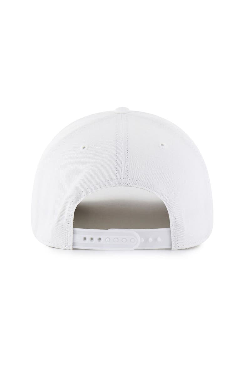 Men's '47 White Baltimore Ravens Jagged Hitch Adjustable Hat, Alternate, color, White