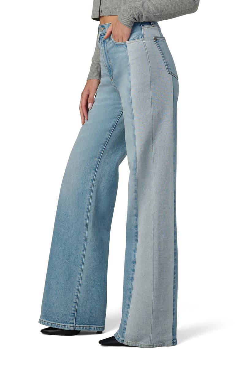 Joe
s Jeans The Mia Pieced Two-Tone High Waist Wide Leg Jeans, Alternate, color, Patience