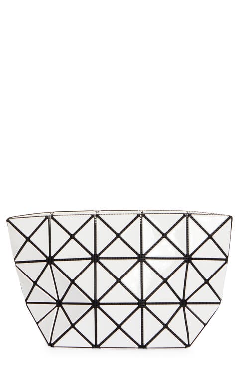 極美品　BAO BAO ISSEY MIYAKE/LUCENT ポーチ　ホワイト BAO BAO ISSEY MIYAKE Lucent Basic Crossbody Bag - White