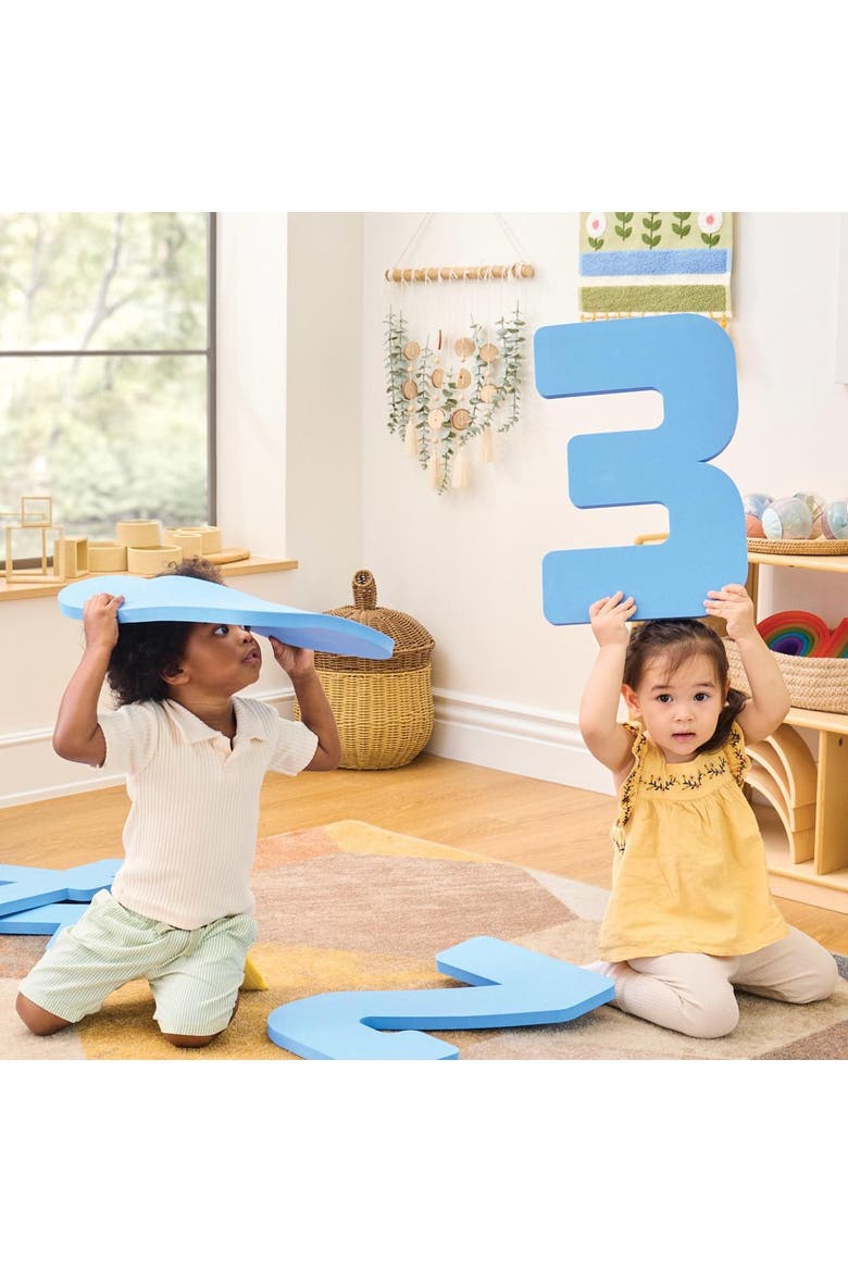 Jumbo Foam Numbers 0-9, Alternate, color, Blue