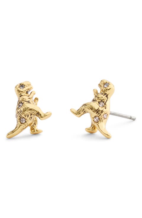 Brushed Rexy Stud Earrings