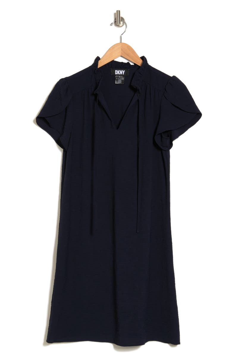 DKNY Tulip Sleeve Gauze Dress, Alternate, color, 