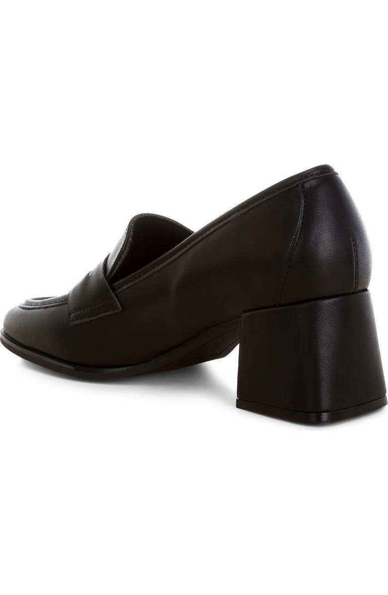 LONDON RAG Sutapa Penny Strap Flared Block Heel Loafer, Alternate, color,