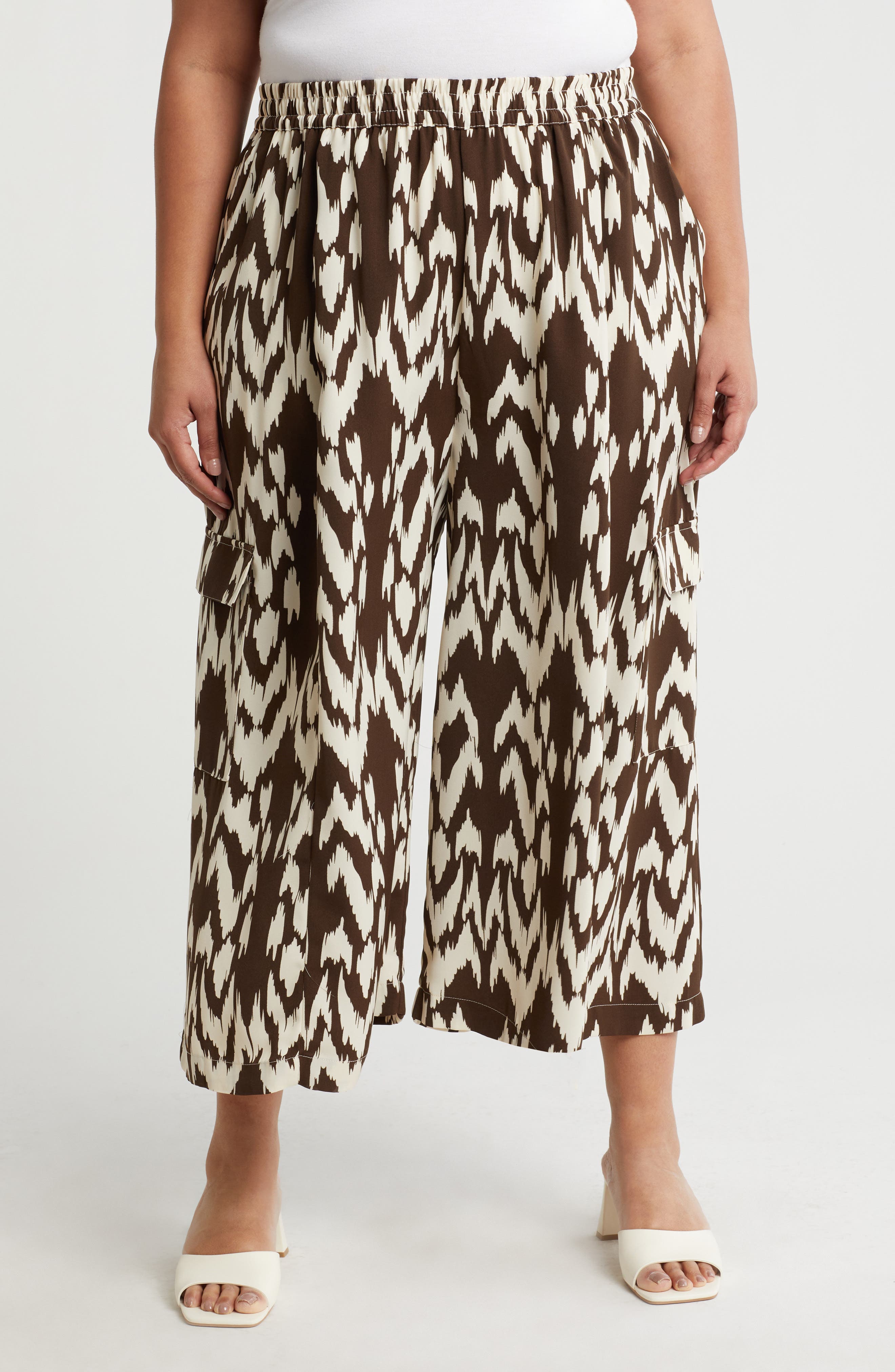 Adrianna Papell Cargo Pull-On Pants