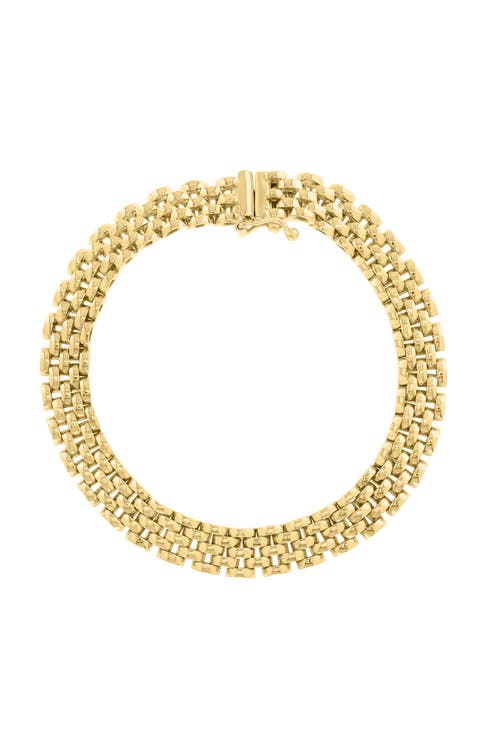 14K Yellow Gold Golden Cascade Bracelet