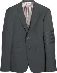 Thom Browne 4 Bar Mélange Wool Sport Coat