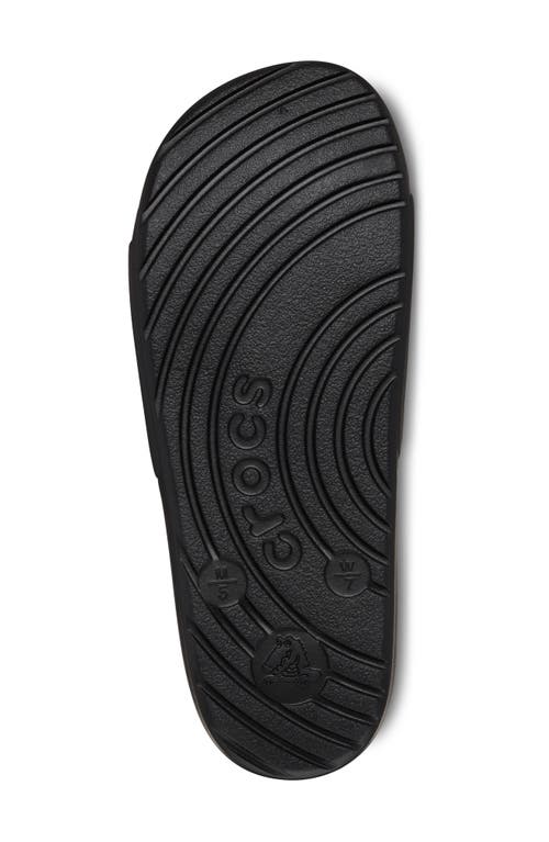 Crocs Logo Slide Sandal In Animal Print