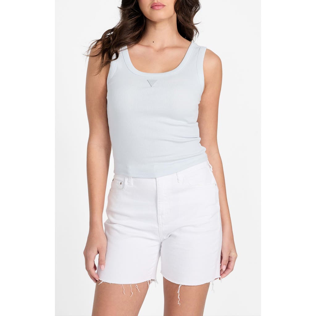 GUESS GUESS TRIANGLE LOGO PATCH RIB TANK