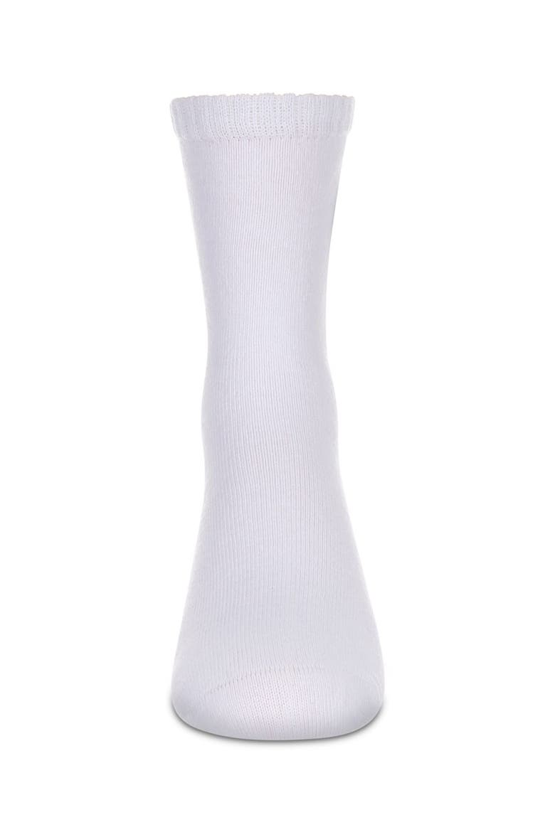 Tennis Star Embroidered Crew Sock, Alternate, color, White