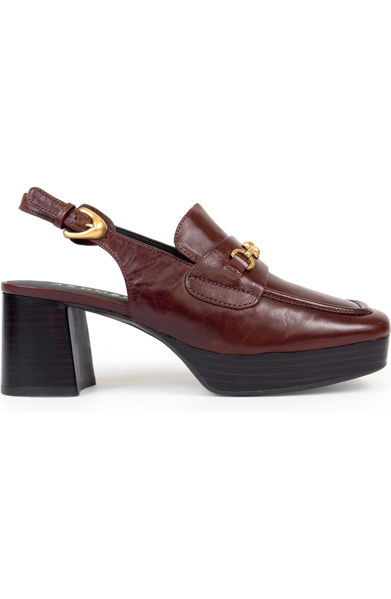 Aerosoles Sorin Slingback Bit Loafer Pump, Alternate, color, Sequoia Leather