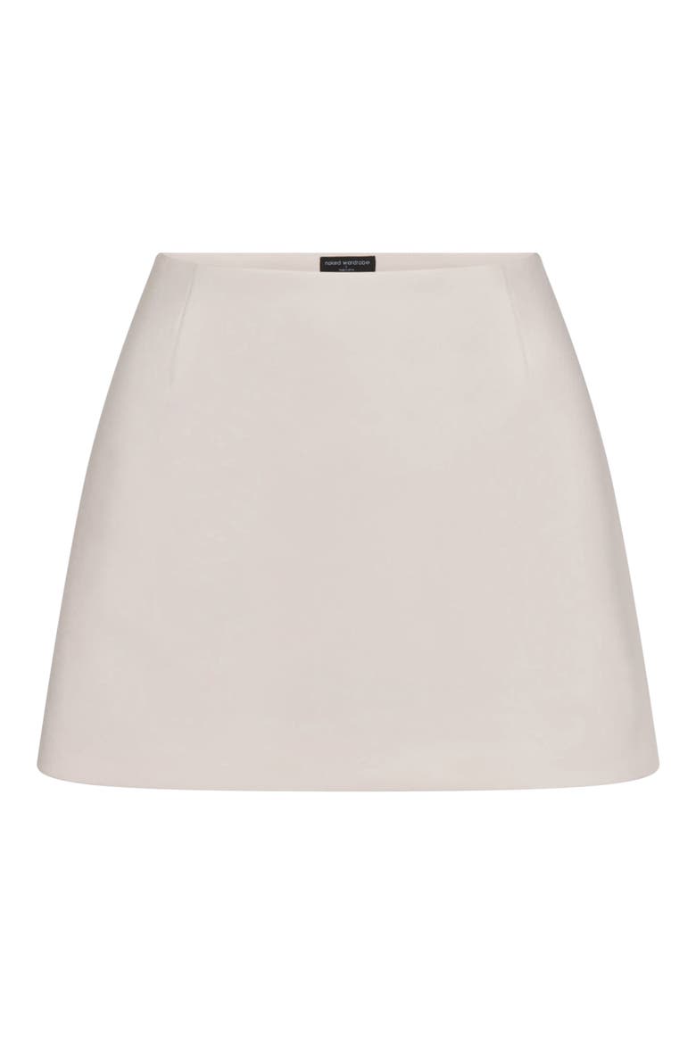 Suiting Miniskirt, Alternate, color, BONE