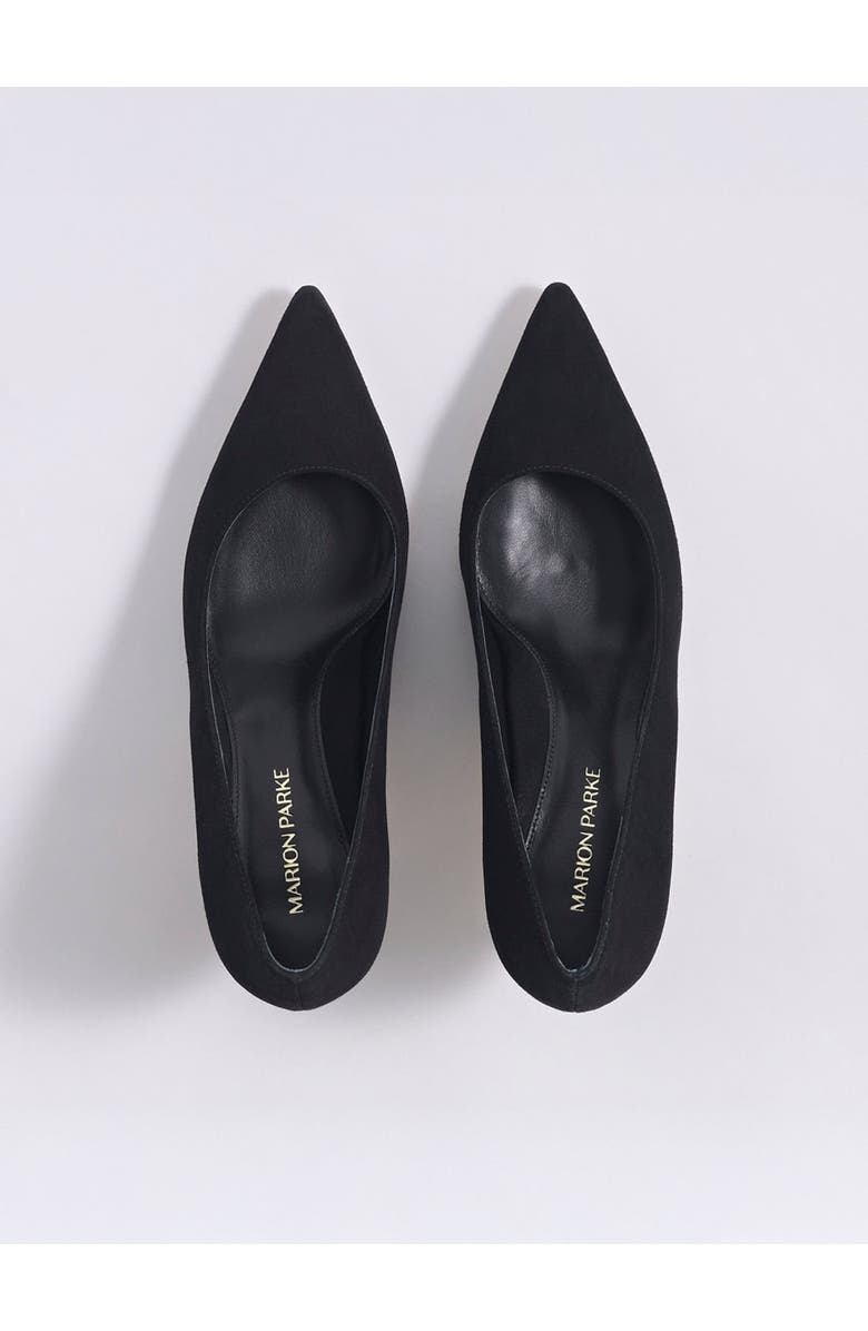 MARION PARKE Classic Pump 70 Suede, Alternate, color, Black