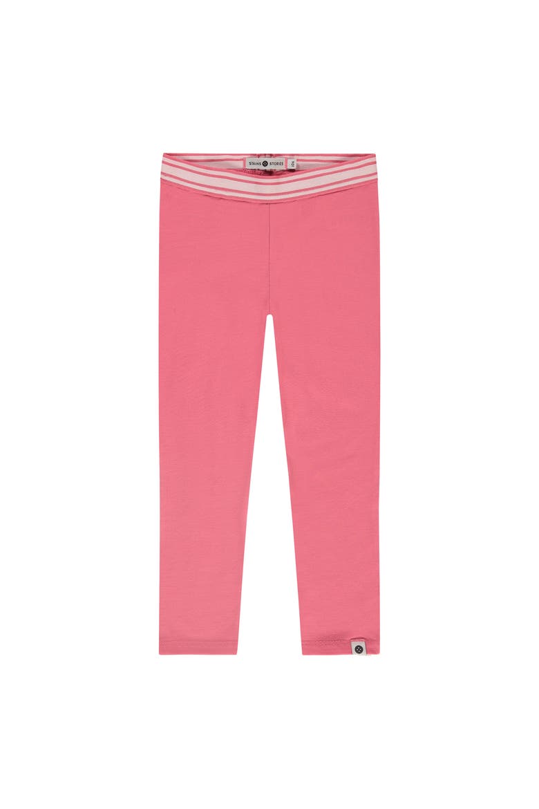 Stripe Waisted Leggings, Main, color, Bubblegum