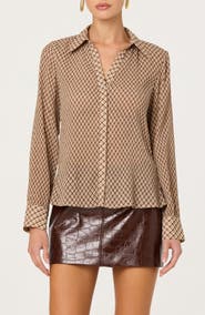 ASTR the Label Laurel Button-Up Shirt