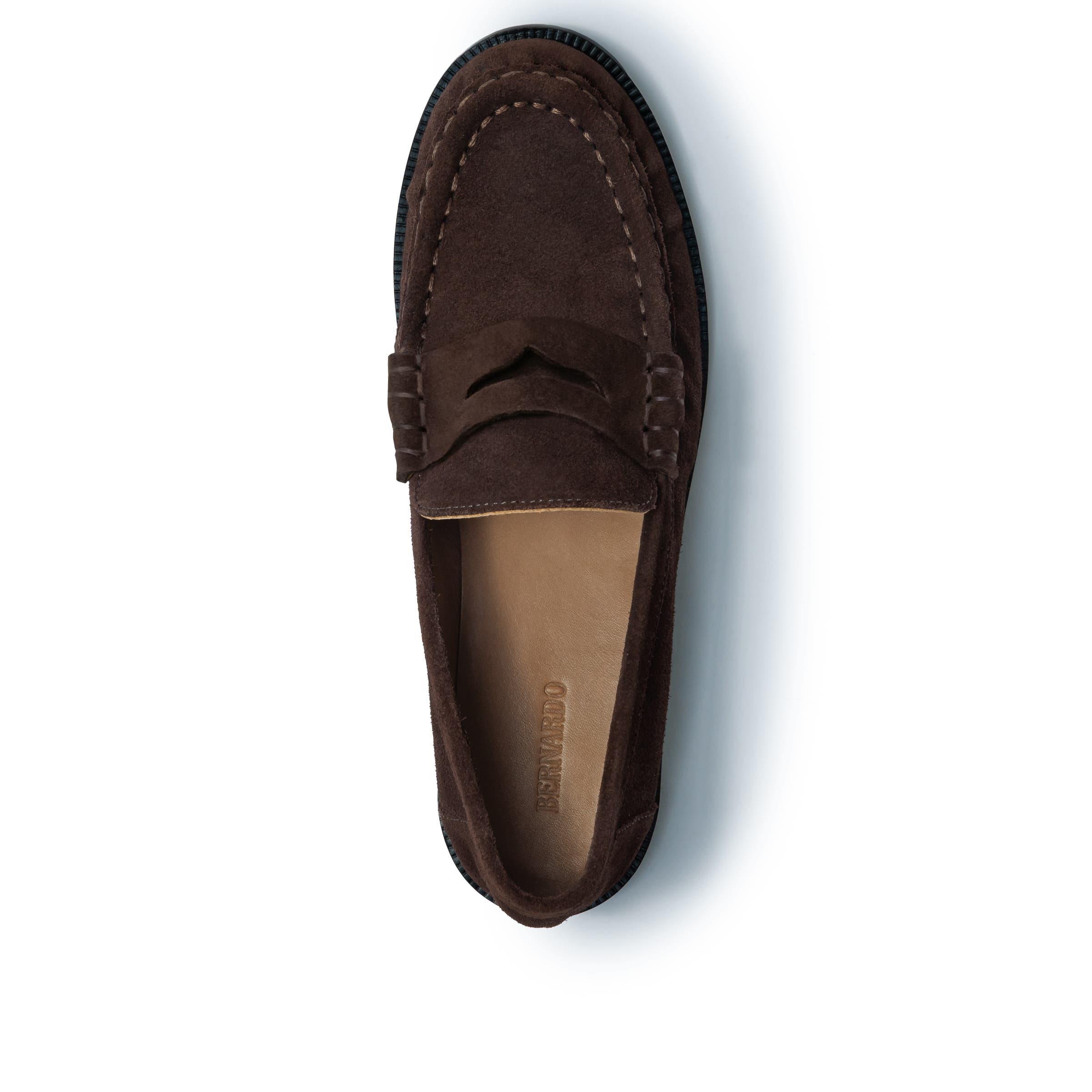 Tilda Penny Loafer, Alternate, color, DARK CHOCOLATE