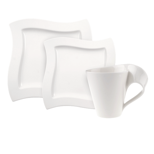Villeroy & Boch Newwave 12 Piece Set In White