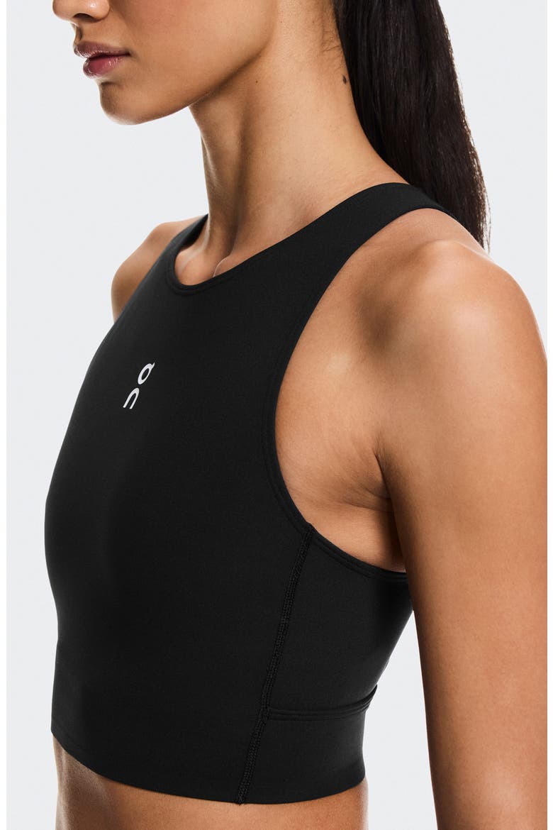 Court Cutout Crop Top, Alternate, color, BLACK