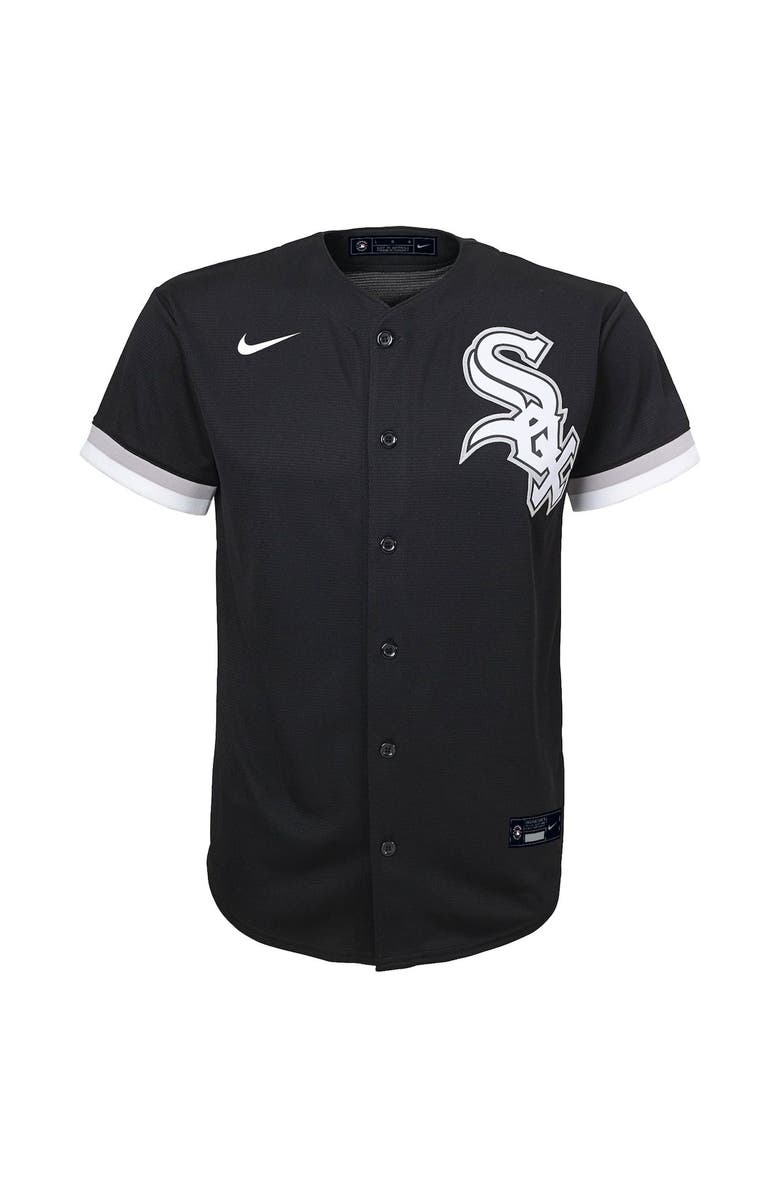 Nike Youth Nike Luis Robert Black Chicago White Sox Alternate Replica Player Jersey, Alternate, color, 