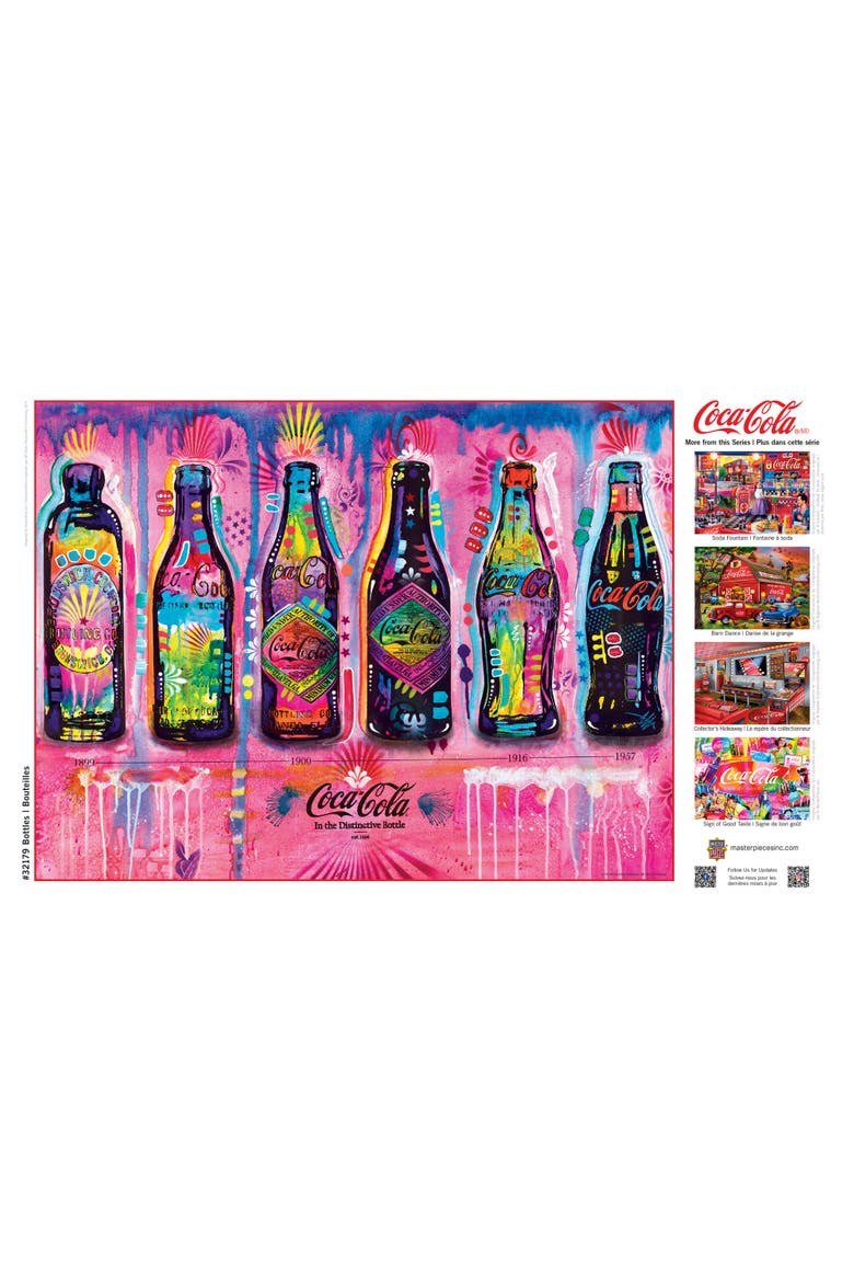 Coca-Cola Bottles 300 Piece Puzzle, Alternate, color, Multicolor