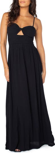 Sunrise Oasis Cutout Maxi Sundress