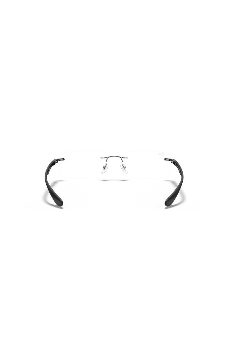 54mm Rectangle optical glasses, Alternate, color, Grey