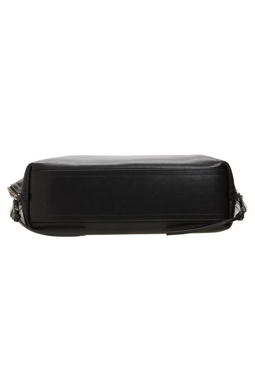 Dolce & Gabbana Dolce&gabbana Atene Side Zip Leather Shopper In Black