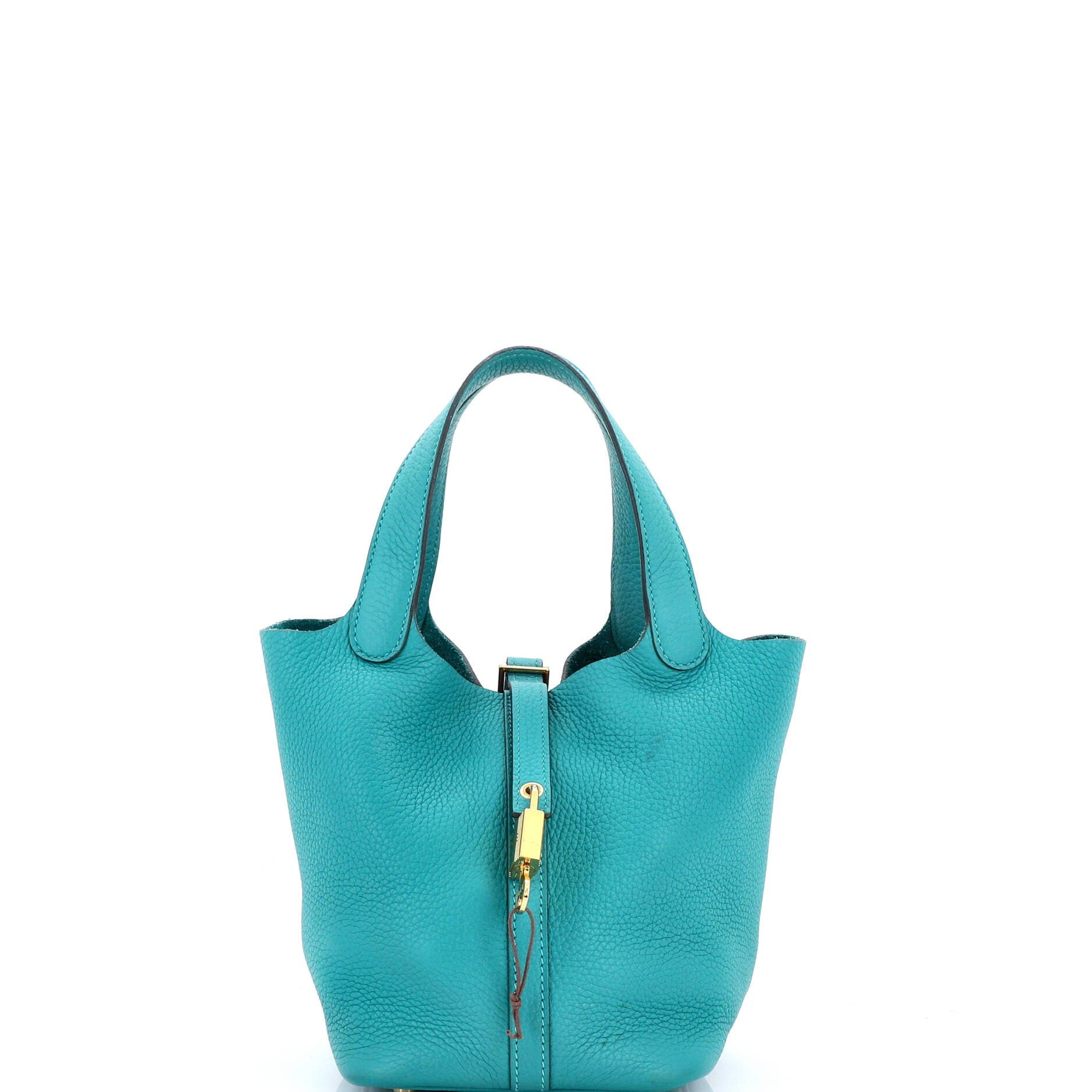 Picotin Lock Bag Clemence PM, Main, color, Green