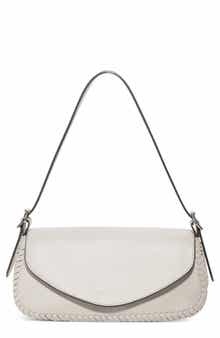AIMEE All for Love Leather Baguette Shoulder Bag