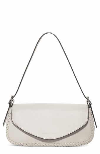 AIMEE All for Love Leather Baguette Shoulder Bag