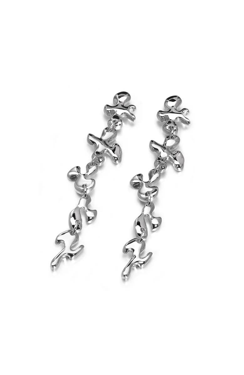 Lucy Quartermaine Splash Earrings, Main, color, Sterling Silver