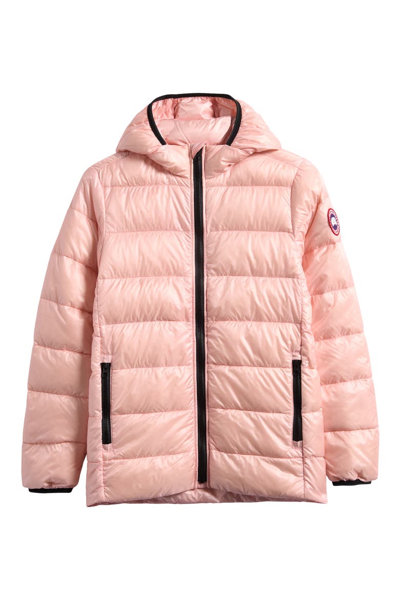 Kids' Crofton Water Resistant Quilted 750 Fill Power Down Jacket, Main, color, PINK LEMONADE