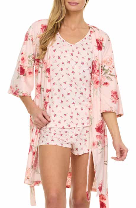 Flora By Flora Nikrooz Dalphene 3-Piece Travel Pajamas Set