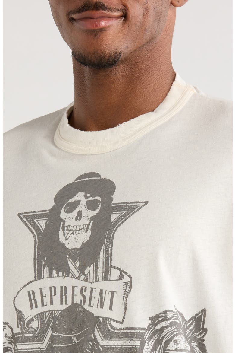 G 'n' R Cotton T-Shirt, Alternate, color, WASHED ECRU