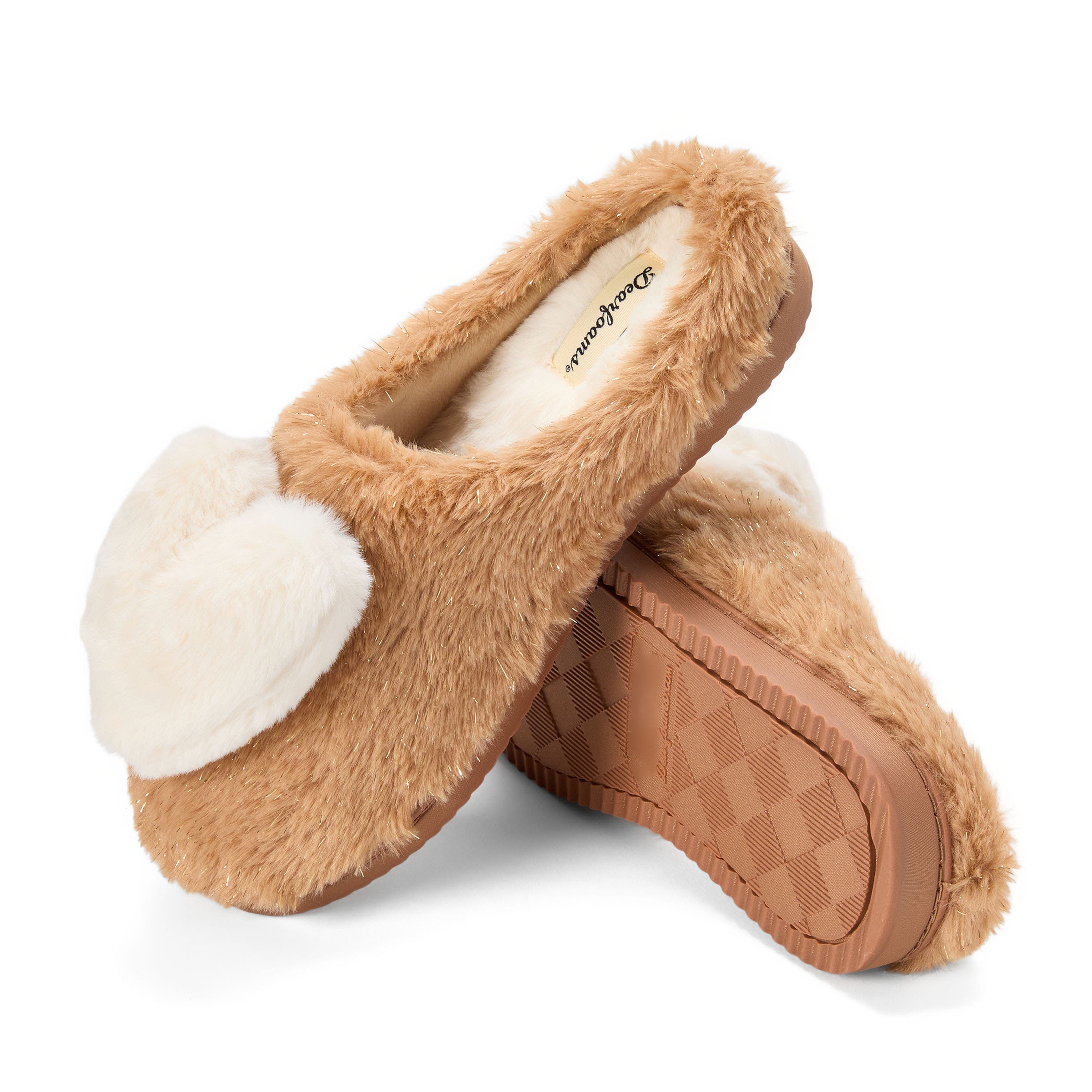 Rosie Furry Icon Clog Slipper, Alternate, color, LATTE