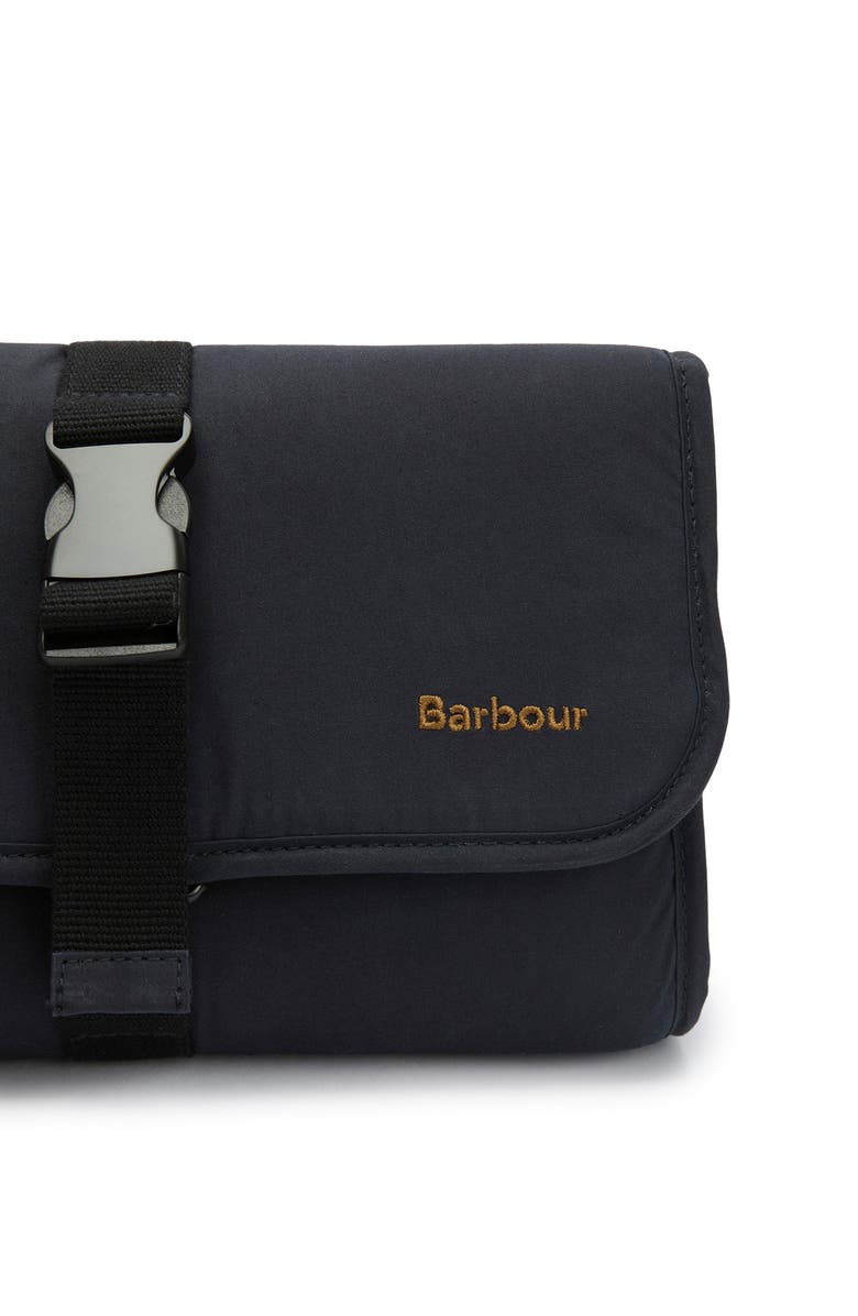 Barbour Transport Hanging Wash Bag, Alternate, color, Navy