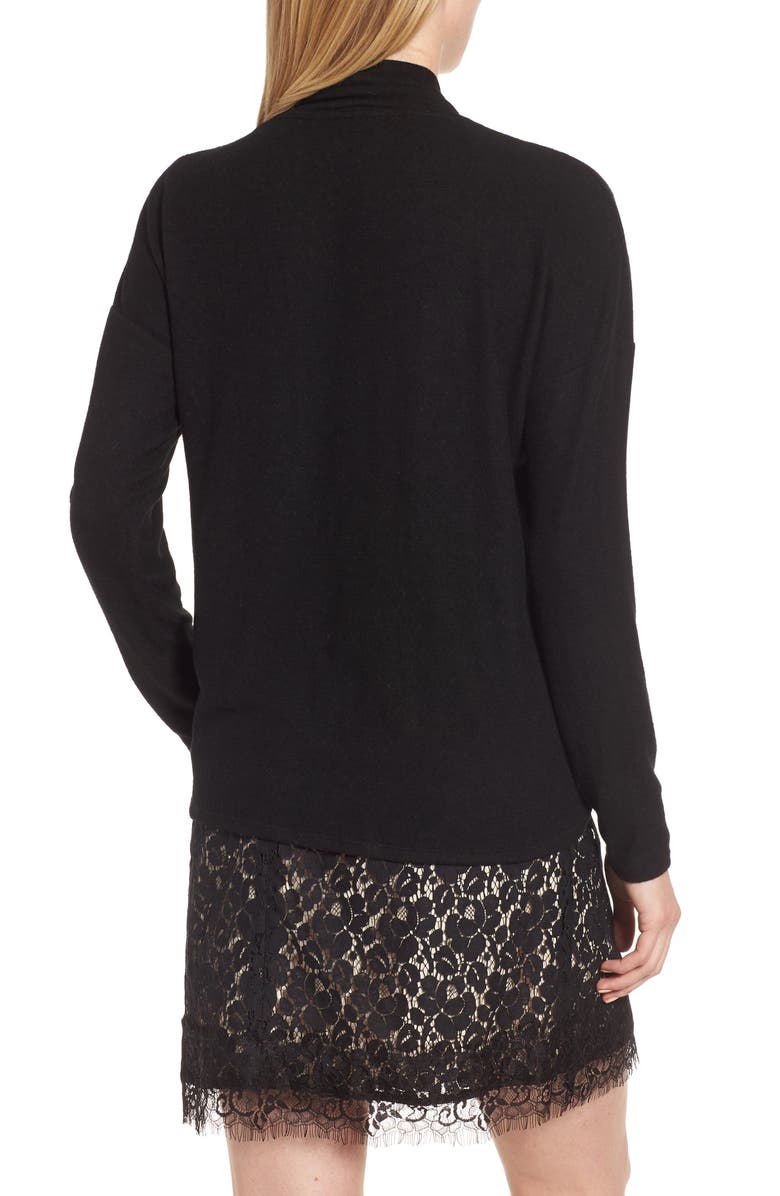 GIBSONLOOK Gibson x Living in Yellow Diana Cozy Knit Wrap Top, Alternate, color, 