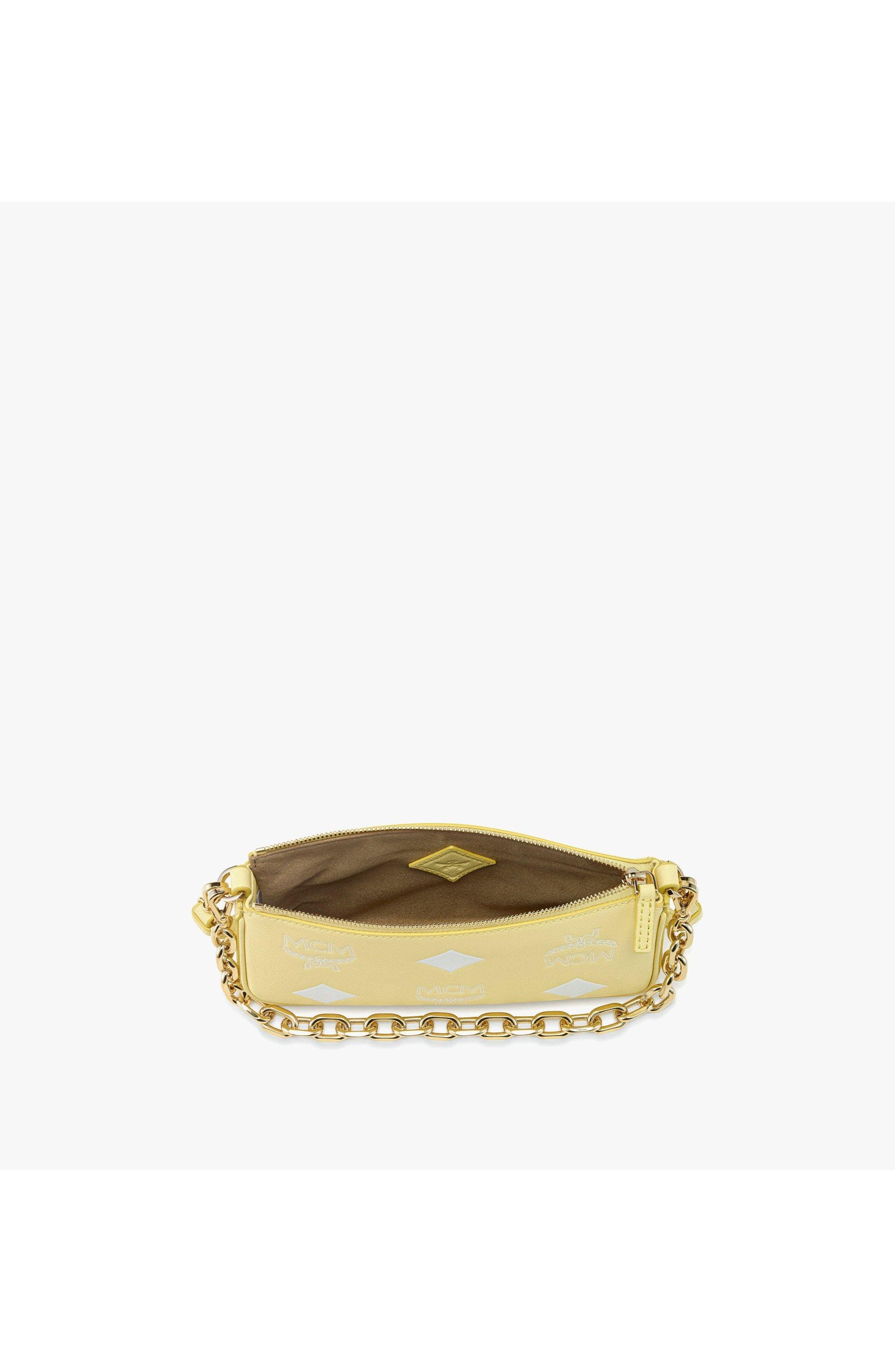 Medium Aren Chain Pouch in Resetos, Alternate, color, Yellow