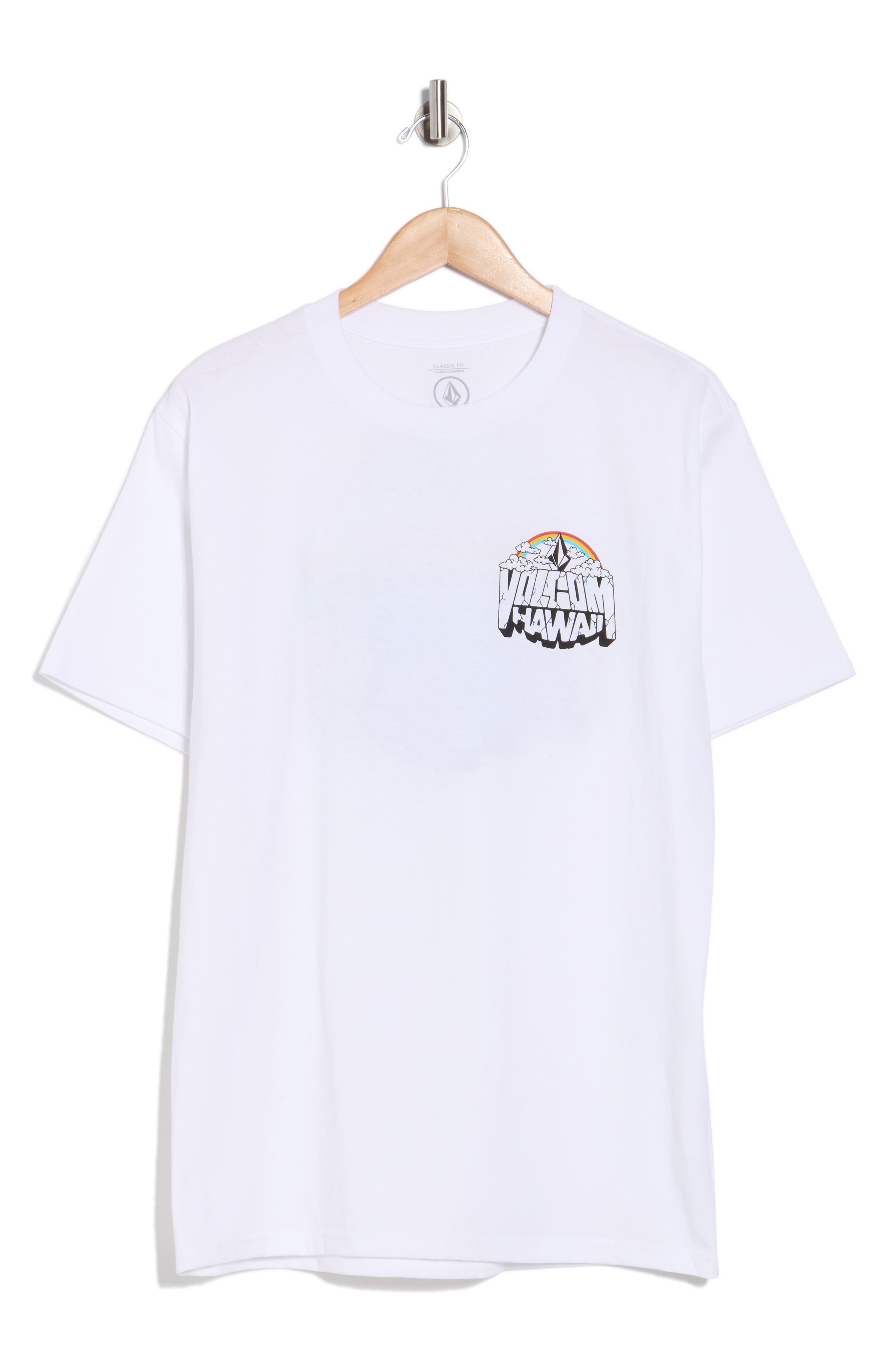 Volcom Postcard Cotton T-shirt In White