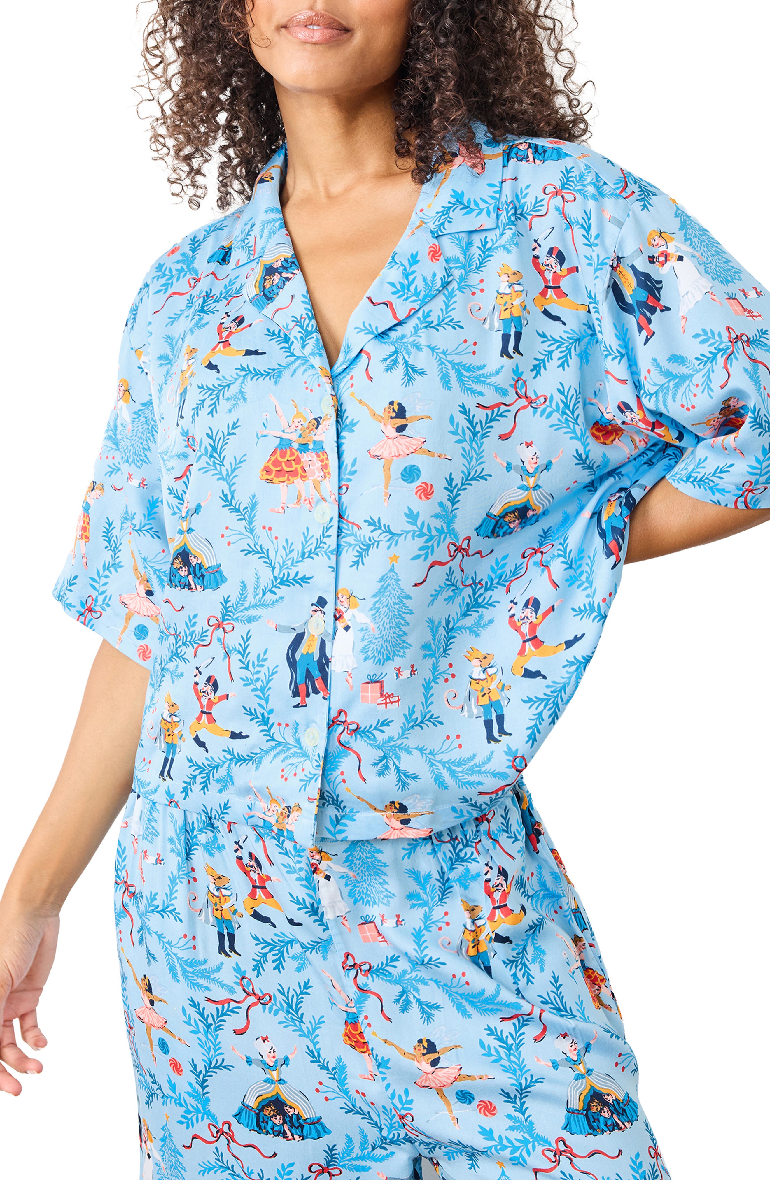 Printfresh Nutcracker Dreams Eco Satin Pajamas (Women) | Nordstromrack