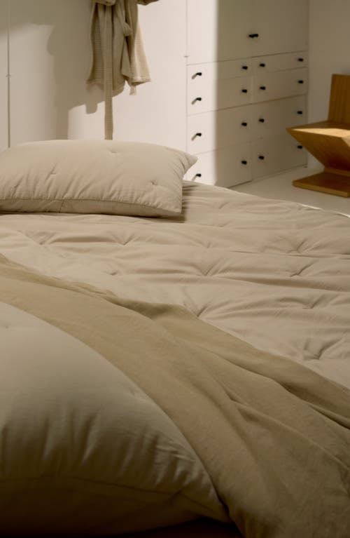 Parachute Soft Organic Cotton Twill Quilt In Neutral